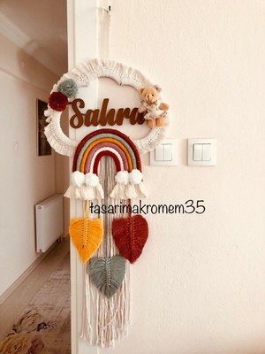 Tasarımakromem35 Makrome Kapı Süsü