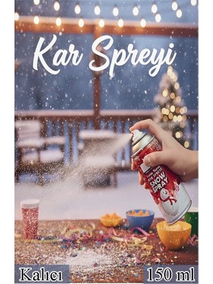 Artlantis Kar Spreyi 150 ml 1 Adet Erimeyen Kar Cama Yazılan Yılbaşı Noel Parti Yılbaşı Ağacı Süsleme Spreyi Yılbaşı Süsü