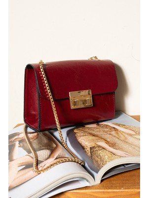 My Vintage Kadın Çapraz Zincir Askılı Omuz Çantası