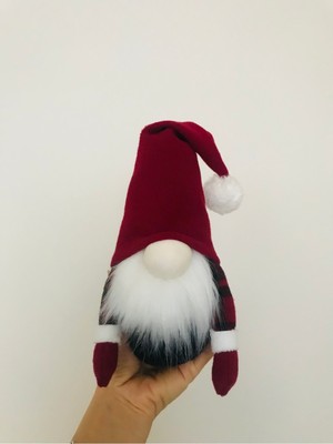 Empressco Bordo Yılbaşı Süsü ve Noel Cücesi Dekoru, Neşeli Yeni Yıl Atmosferi