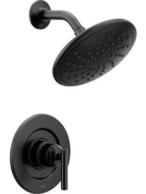 Moen Gibson Mat Siyah Basınç Dengeleyici Modern Duş Çıtası Geniş Eko-Performanslı Yağmur Duş Başlığı
