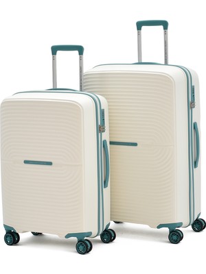 United Colors Of Benetton 2'li Kırılmaz Valiz Seti Büyük Boy - Orta Boy – Ultra Hafif, Tsa Kilit, Darbeye Dayanıklı