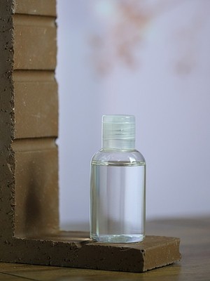 sizeuyduk 25 Adet 50 ML OM61 Şeffaf Fliptop Kapak Dezenfektan Kolonya Parfüm Hediyelik Nikah Nişan Düğün İçin Boş Plastik Şişe