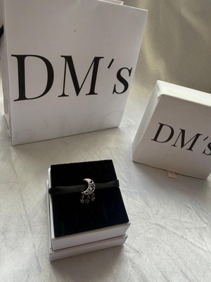 DMs Silver Yeni Ay ve Yıldız Gümüş Charm'ı