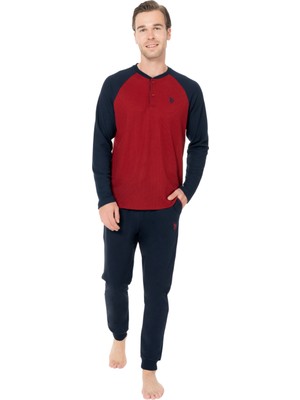 Us Polo Erkek Uzun Kol Pijama Takım 18960