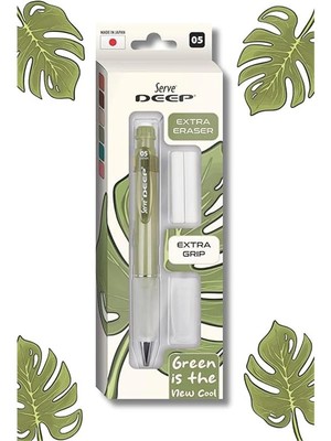 AyrStore Deep Klm & Grıp & Sılgı Yedeklı Set 05MM Yaprak Yesılı