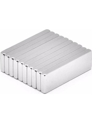 AyrStore Köşeli Neodyum Mıknatıs Magnet Dikdörtgen 30X10X3 mm - 5 Adet