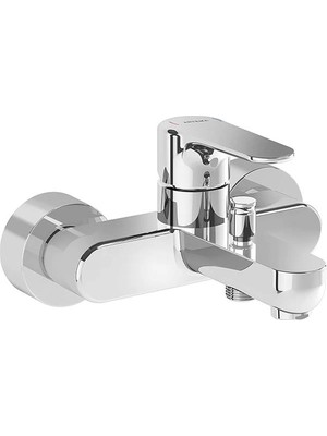 AyrStore Vitra Root Round A42725 Banyo Bataryası, Krom