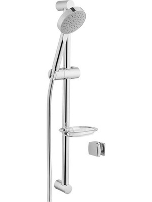 AyrStore Master A45693 1f Sürgülü El Duşu Takımı, Krom