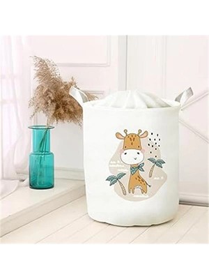 AyrStore Çok Amaçlı Oyuncak Saklama Kutusu Kirli Çamaşır Piknik Sepeti Katlanır Düzenleyici Keçe Model 40005