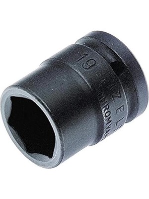 AyrStore Izeltaş 1113067013 1/2" Altı Köşe Havalı Lokma Anahtar, Siyah, 13 mm