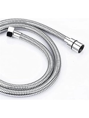 AyrStore S&m Home Krom Kaplamalı Ip Örgülü Paslanmaz Duş Hortumu 150 cm