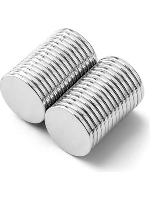 AyrStore Ø10X1 mm N35 Yuvarlak Neodyum Mıknatıs – Güçlü ve Dayanıklı Manyetik Disk (50 Adet)