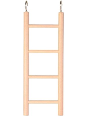 AyrStore Kuş Ahşap Merdiven 4 Basamak 20CM