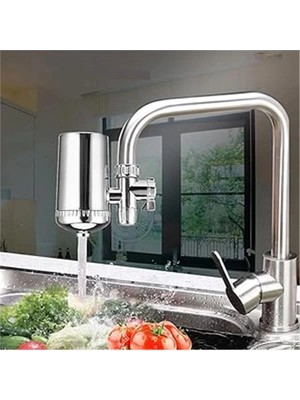 AyrStore Mutfak Musluk Su Filtresi, Su Arıtma Cihazı Kloru ve Koku Azaltır