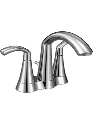 Moen Glyde Iki Kollu Yüksek Kavisli Banyo Musluğu, Krom (6172)