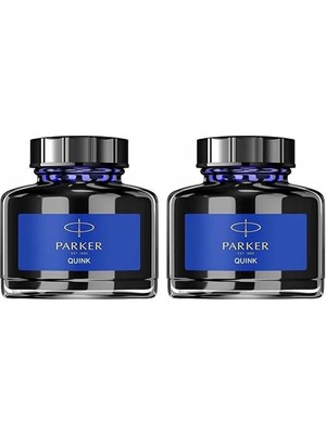 AyrStore Quink Dolma Kalem Şişe Mürekkebi, 57 Ml, Mavi 2li Paket