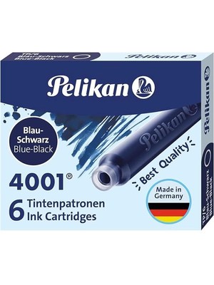 AyrStore TP6X Dolma Kalem Kartuşu Mavi Siyah TP6XMS