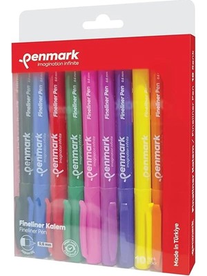 AyrStore Fineliner Kalem 0,6 Milimetre Japon Uç 10'lu