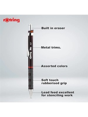 AyrStore Tikky Versatil, Uçlu Kalem 1.0 Mm, Bordo 2li Paket