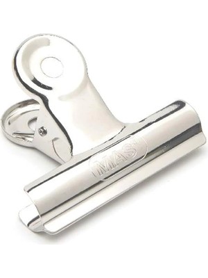 AyrStore Beyaz Metal Kıskaç Yaylı 30 Milimetre, 2 Düzinelik Kutu