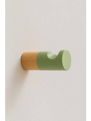 Orient Design Adaçayı Yeşili - Naturel İskandinav Stili Ahşap Askı