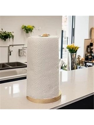 AyrStore Peçetelik ve Kağıt Havluluk – Doğal Masif Ahşap Napkin Holder ve Paper Towel Dispenser – Mutfak