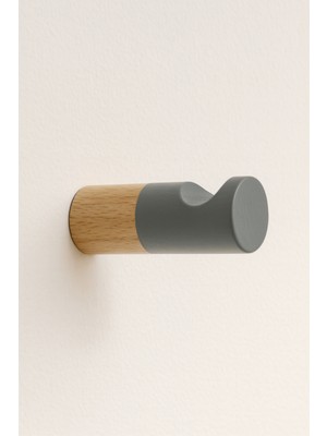 Orient Design Sis Grisi - Naturel İskandinav Stili Ahşap Askı