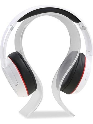 AyrStore MT80 Akrilik Kulaklık Sehpası Masa Üstü Kulaklık Standı Şeffaf Renk Oyun Kulaklığı Tutacağı