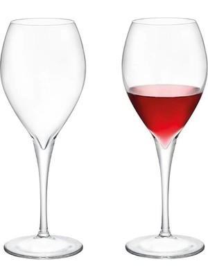 AyrStore Volante 4-Lü Kırmızı Şarap Kadehi Seti, Std