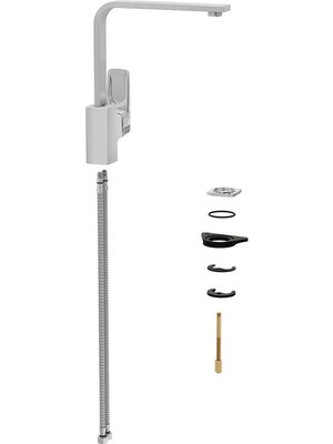 AyrStore Vitra Root Square A Enaniye Bataryası, Krom