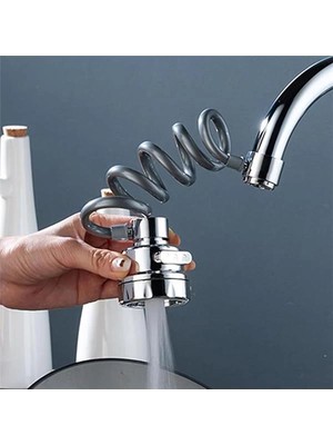 AyrStore Uzatılabilir Tasarruflu Musluk Başlık - Çek Bırak Ucu 3 Fonksiyonlu, Yeni Nesil Kolay