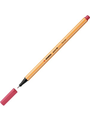 Kitabevimden Stabilo Keçe Uçlu Ince Kalem Çilek Kırmızısı (10 Lu Paket) 88/49