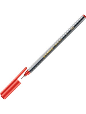 Kitabevimden Edding Ince Uçlu Keçeli Kalem 0.4 mm Kırmızı 55-10-Pkt