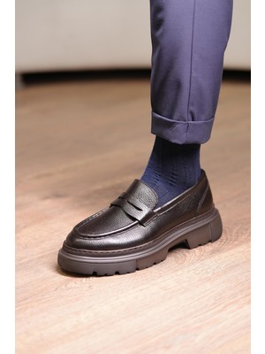 Tetri K416 Ramonelli Model Gerçek Deri El Yapımı Erkek Kahve Casual Ayakkabı