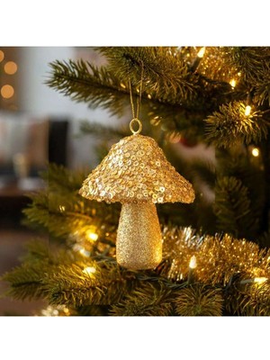 Empressco Renkli Mantar Figürlü Asılabilir Dekoratif Süs, 10 Cm, Şık ve Neşeli Tasarım