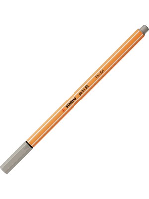 Kitabevimden Stabilo Keçe Uçlu Ince Kalem 88 Point 0.4 mm Sıcak Gri 88/93