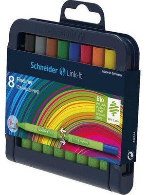 Kitabevimden Schneider Fiber Uçlu Kalem Lınk-It 0.4 mm 8 Li Set SCT896