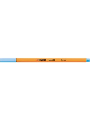Kitabevimden Stabilo Keçe Uçlu Ince Kalem  ( 10 Adet) 0.4 mm Buz Mavisi