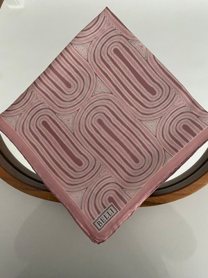 Belli Ritim Desen Twill Ipek Eşarp