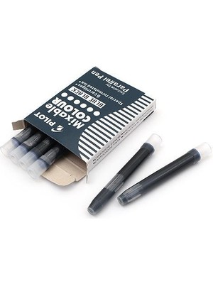 Pilot Parallel Pen  Mürekkep Kartuş - Renk : Mavi Siyah 6 Ad