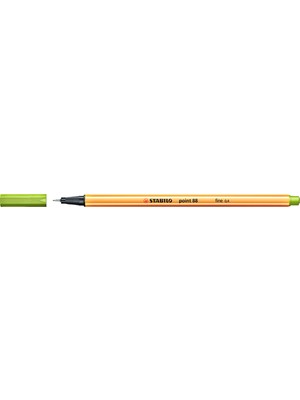 Kitabevimden Stabilo Keçe Uçlu Ince Kalem ( 10 Adet) 88 Point 0.4 mm Elma Yeşii 88/33