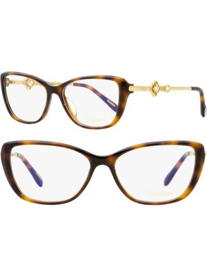 Chopard VCH224S  0752 23KT Gold Cat Eye Kedi Gözü Kahverengi Havana 23KT Altın Kadın Gözlük