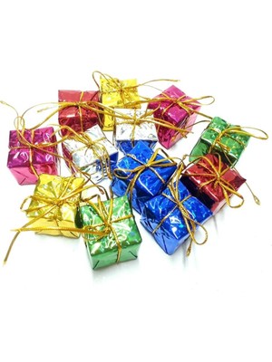 Empressco Asmalı Çam Ağacı Süsleme Seti Hediye Paketi, Renkli ve Şık Dekorasyon Malzemesi