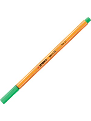 Kitabevimden Stabilo Keçe Uçlu Ince Kalem  ( 10 Adet) 88 Point 0.4 mm Zümrüt Yeşili 88/16