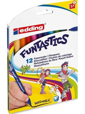 Kitabevimden Edding Keçeli Kalem Ince Funtastıcs 12 Li Set 4-15-12