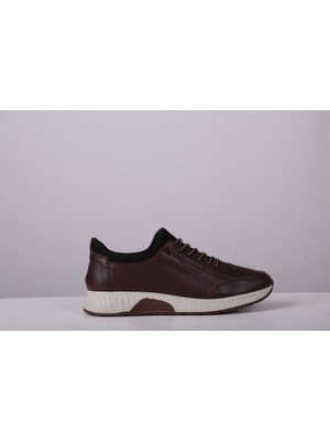 Kışlık Tam Ortopedik Taban %100 Hakiki Deri Bağcıksız Erkek Ayakkabı Kauçuk Kaymaz Taban