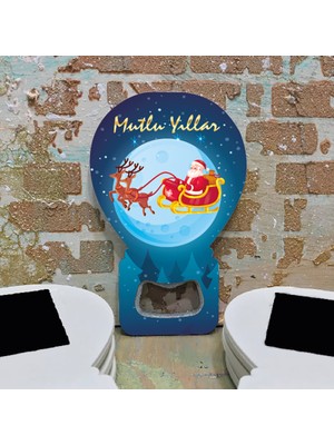 Empressco Yılbaşı Temalı Balon ve Magnet Seti, Renkli ve Eğlenceli Dekorasyon Aksesuarı