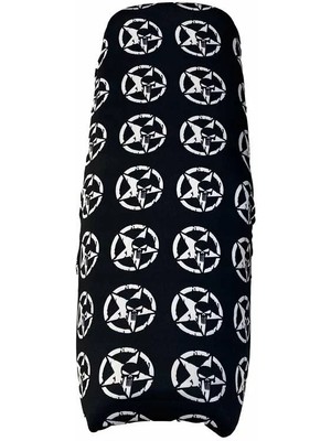 Gogo Cup Cg Drift Ybr Cbf Uyumlu Universal Koltuk Kılıfı Yıldız Siyah Beyaz