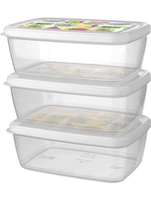 Storemax Aria Saklama Kabı 1200 ml 3'lü Se